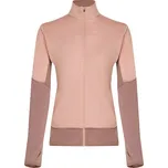 Dámská funkční mikina Icebreaker Women Merino Blend 300 RealFleece™ Descender LS Zip Velikost: L / Barva: růžová