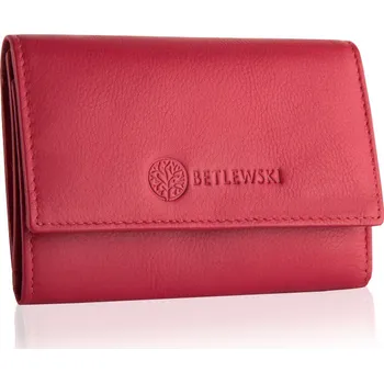 Betlewski dámská peněženka z pravé kůže červená