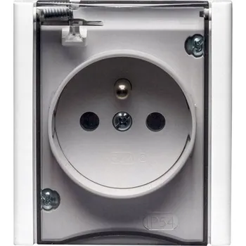 Elektrická zásuvka Hermetická Elektrická Zásuvka Polmark bílá