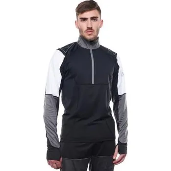 Fischer ASARNA BASELAYER 2023 funkční mikina XXL - černá/šedá/bílá + DÁREK