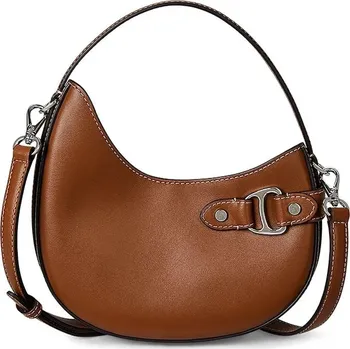 Kožená kabelka Lauren Ralph Lauren 431980159 hnědá 88X, vel. ONE SIZE