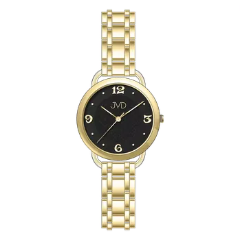 JVD Dámské zlacené ocelové přehledné hodinky JVD J4201.3 ( )