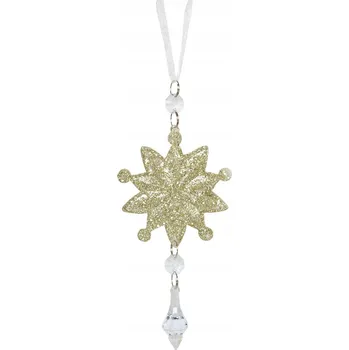 Obraz Šampaňská hvězda s akrylovou ozdobou