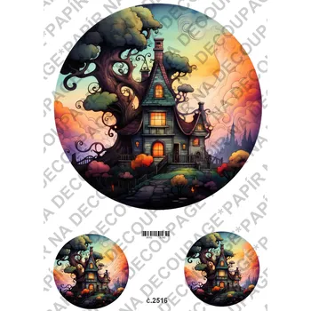 Umělecký papír Rýžový a soft papír na decoupage - Hallowen - KB2516 Materiál: Soft, Rozměr: A4