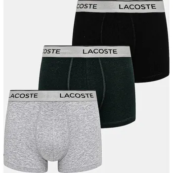 Boxerky Boxerky Lacoste 3-pack 5H6428 černá 99B, vel. S