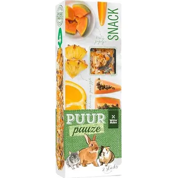Krmivo pro hlodavce Witte Molen PUUR PUUR pauze dr.savec - tyč., exot.ovoce 110 g