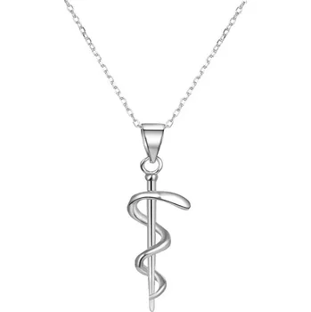 Náhrdelník AGATO Stříbrný náhrdelník se symbolem medicíny AGS1152/47