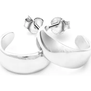 Náušnice AGATO Stříbrné náušnice kruhy AGUP196