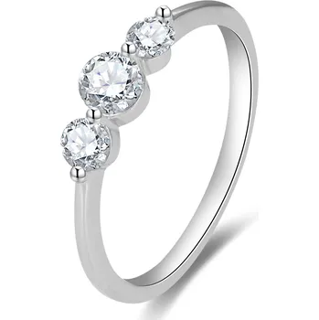 Prsten AGATO Elegantní stříbrný prsten se zirkony AGG466 Velikost: 60 (1,55 g)