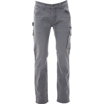 Pracovní oblečení Pracovní džíny elastické zesílené WEST PAYPER šedé velikost 50