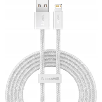 Datový kabel Kabel Baseus USB - Apple Lightning 1 m bílý