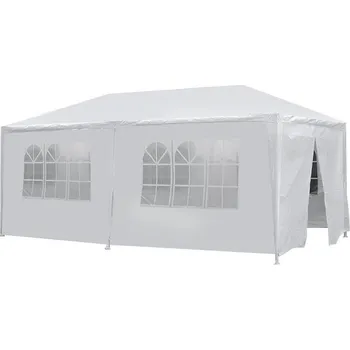 Zahradní stan Párty stan v bílé barvě, 3 různé velikosti - 3x6m