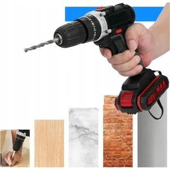 AKU VRTAČKA 48V LITHIUM-ION 2 BATERIE FUNKCE PŘÍKLEPU