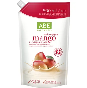 Mýdlo Tekuté mýdlo ABE Mango náhradní náplň 500 ml