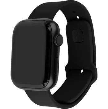 Řemínek na hodinky Set silikonových řemínků FIXED Silicone Sporty Strap pro Apple Watch Ultra 49mm, černý