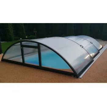 Zastřešení bazénu PRAKTIK - 5 modulů 300x1062 + 245 cm