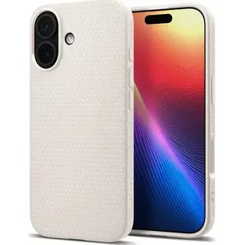 Pouzdro na mobilní telefon Spigen Liquid Air zadní kryt pro Apple iPhone 17 natural titanium (ACS10372)