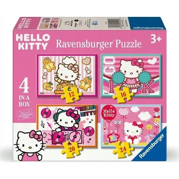 Puzzle Puzzle dla dzieci 2D: Hello Kitty 4w1 Ravensburger