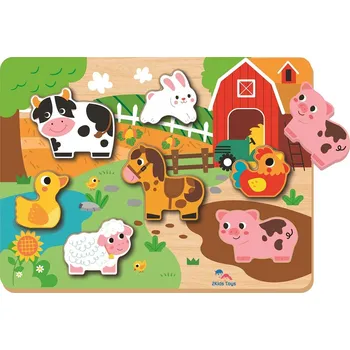 Puzzle 2Kids Toys Vkládací puzzle Farma