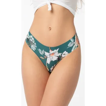 Dámské oblečení Dámské kalhotky Tea Rose Simple Brasil zelené se vzorem - Julimex Velikost: M