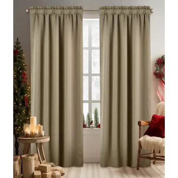 Závěs BytoTex Zatemňovací závěs na pásce Joana 140x250 cm, cappuccino (cena za 1 kus)