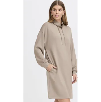 Dámské šaty Dámské šaty Fransa 20616027 Barva: Hnědá, Velikost: L