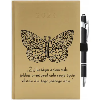 Kalendář Knižní kalendář 2026 A5 zlatý