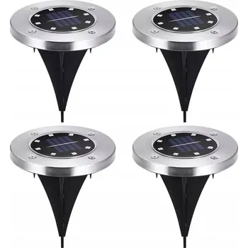 Venkovní osvětlení Solární lampa zápich BLUEHOUSE stříbrná 13 cm 12 ks