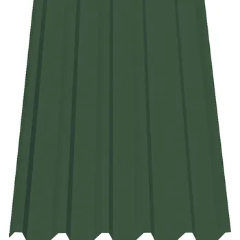 Střešní krytina Satjam Trapezový plech SAT 35 polyester 0,63 tmavě zelená RAL6005