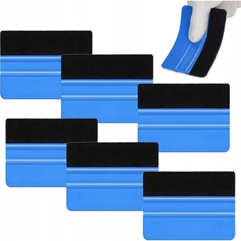 STĚRKA S PLSTÍ 10x7 cm PRO APLIKACI PŘITLAČOVÁNÍ FÓLIÍ SAMOLEPEK