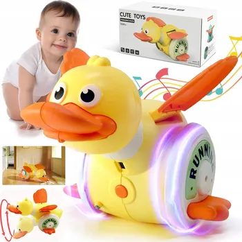 INTERAKTIVNÍ VZDĚLÁVACÍ HUDEBNÍ KACHNA KACHNIČKA HRAJE ZPÍVÁ TANČÍ CHODÍ