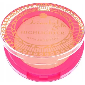Přípravek na tvář Lisovaný rozjasňovač Bell ORIENTAL TALES zlatý 01 Gold Highlighter 5 g