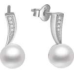 AGATO Stříbrné náušnice s pravými perlami AGUP1188