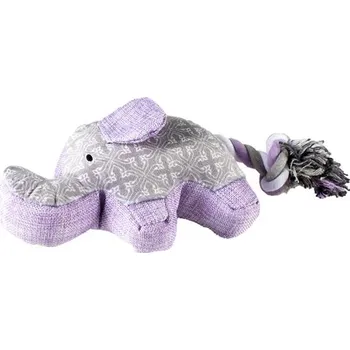 Hračka pro psa Hračka plyš retro slon šedý Duvo+