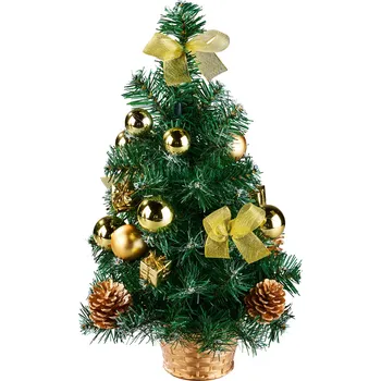 Vánoční stromek LIVARNO home Umělý mini vánoční stromek, 40 cm (zlatá)
