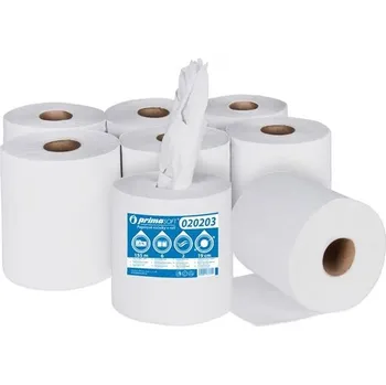 Papírový ručník Primasoft Papírové ručníky v roli, 2vrstvé, bělený recykl 6 rolí 156.397