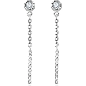 Náušnice AGATO Elegantní stříbrné náušnice se zirkony AGUV937L