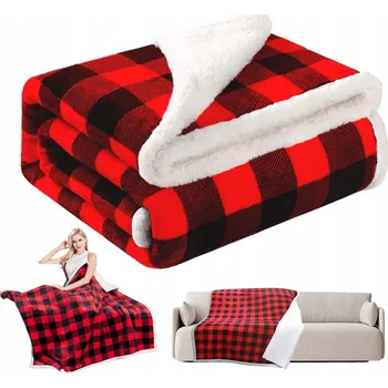 deka Deka Bedee vlněná 130 cm x 150 cm červená