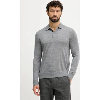 Pánský svetr Vlněný svetr United Colors of Benetton pánský, šedá barva, 11AHU301P 90X, vel. L