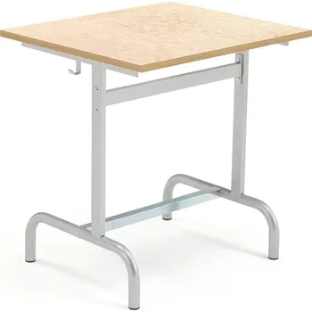 Zahradní lavice Školní lavice 180, stříbrná/béžová