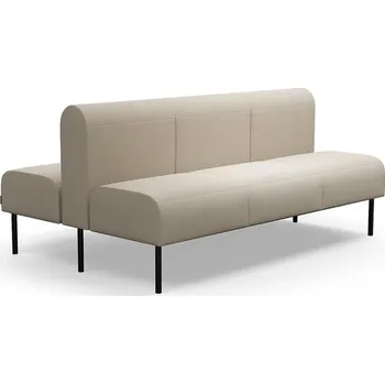 Pohovka Modulární sedačka VARIETY, oboustranná, 3místná, potahová látka Pod CS, písková