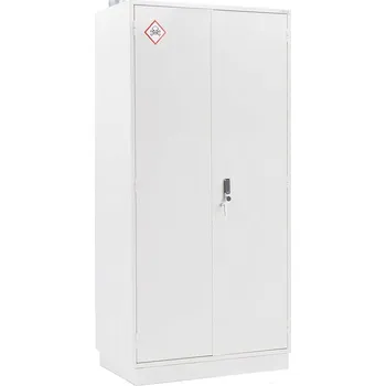 Skříň na chemikálie FORMULA, s protipožární izolací, elektronický zámek, 2095x1000x450 mm