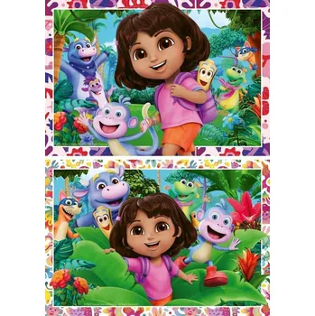 Puzzle Puzzle dla dzieci 2D: Dora 2x24el Ravensburger