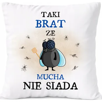 Polštář Polštář pro Alfonse jako Dárek s potiskem Bílý PoliDraw