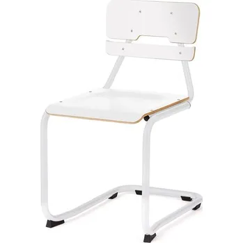 Školní židle LEGERE II, výška 450 mm, bílá, bílá