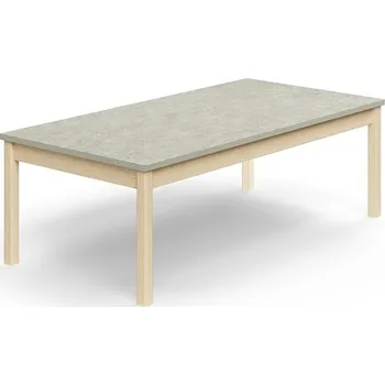 Psací stůl Stůl DECIBEL, 1600x800x530 mm, akustické linoleum, bříza/šedá