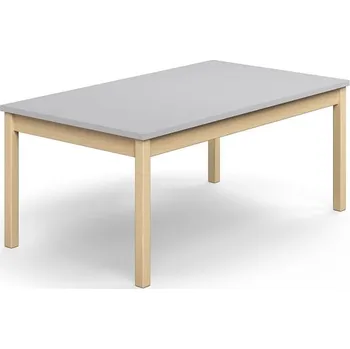 Zahradní stůl Stůl DECIBEL, 1400x800x590 mm, akustická HPL deska, bříza/šedá