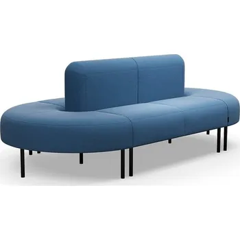 Pohovka Sedačka VARIETY, oválná, potahová látka Pod CS, modrá