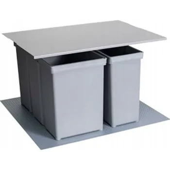 Odpadkový koš PEKA koš na třídění odpadu PULLBOY VARIO 600 4-dílný