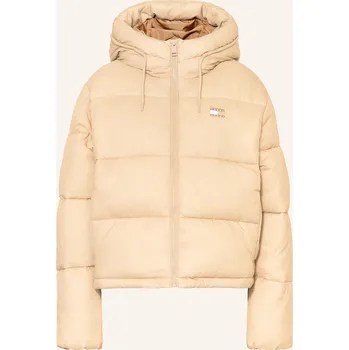 Tommy Jeans Dámská Prošívaná Bunda, krémová, 38
